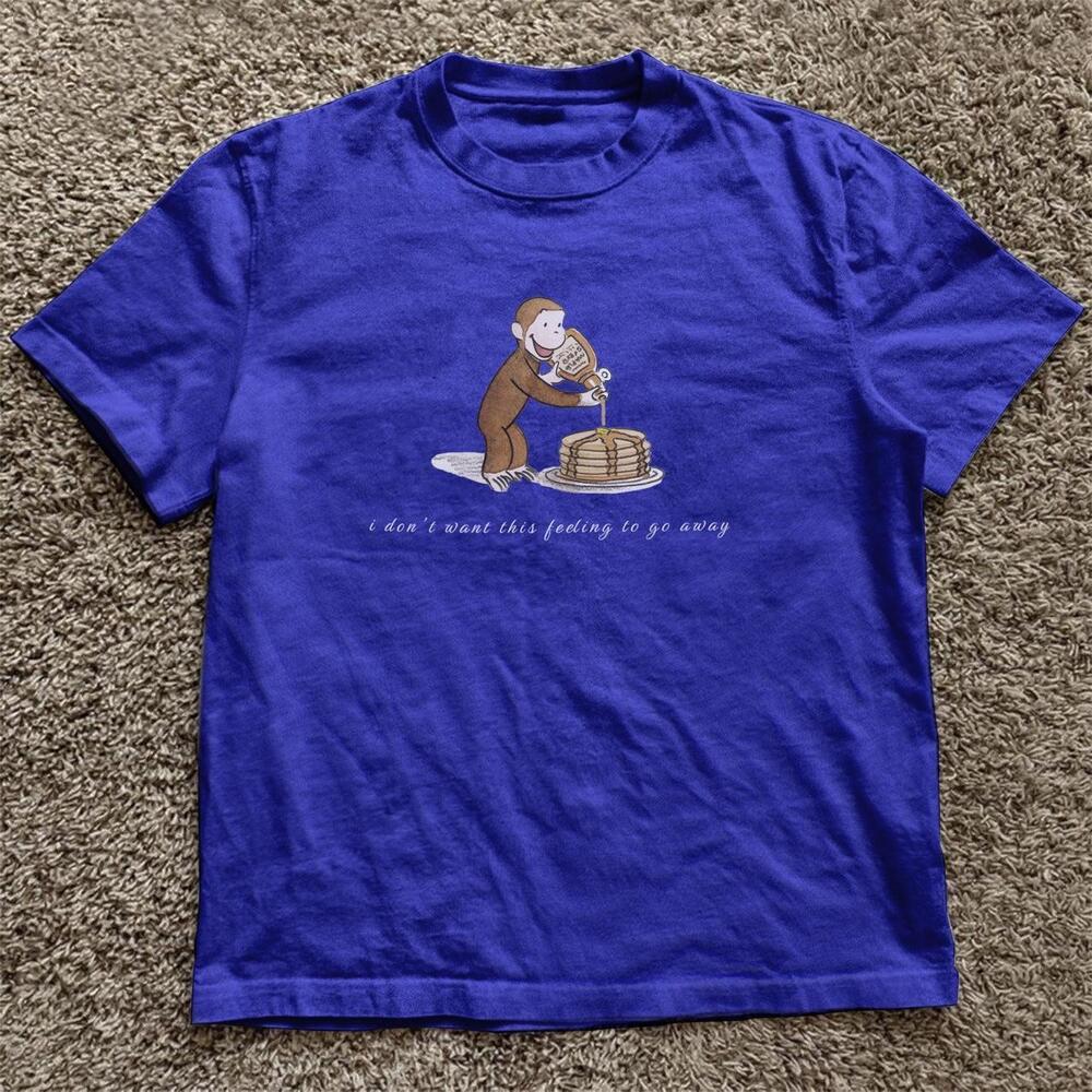 Navy Blue Curious George T-Shirt